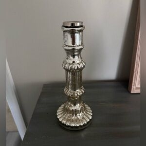Vintage-Inspired Silver Candle Holder - Ballard Designs